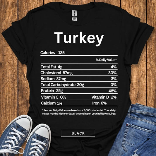 Personalized Nutrition Facts Tee