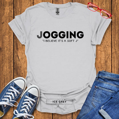 Jogging Soft J Quote Tee