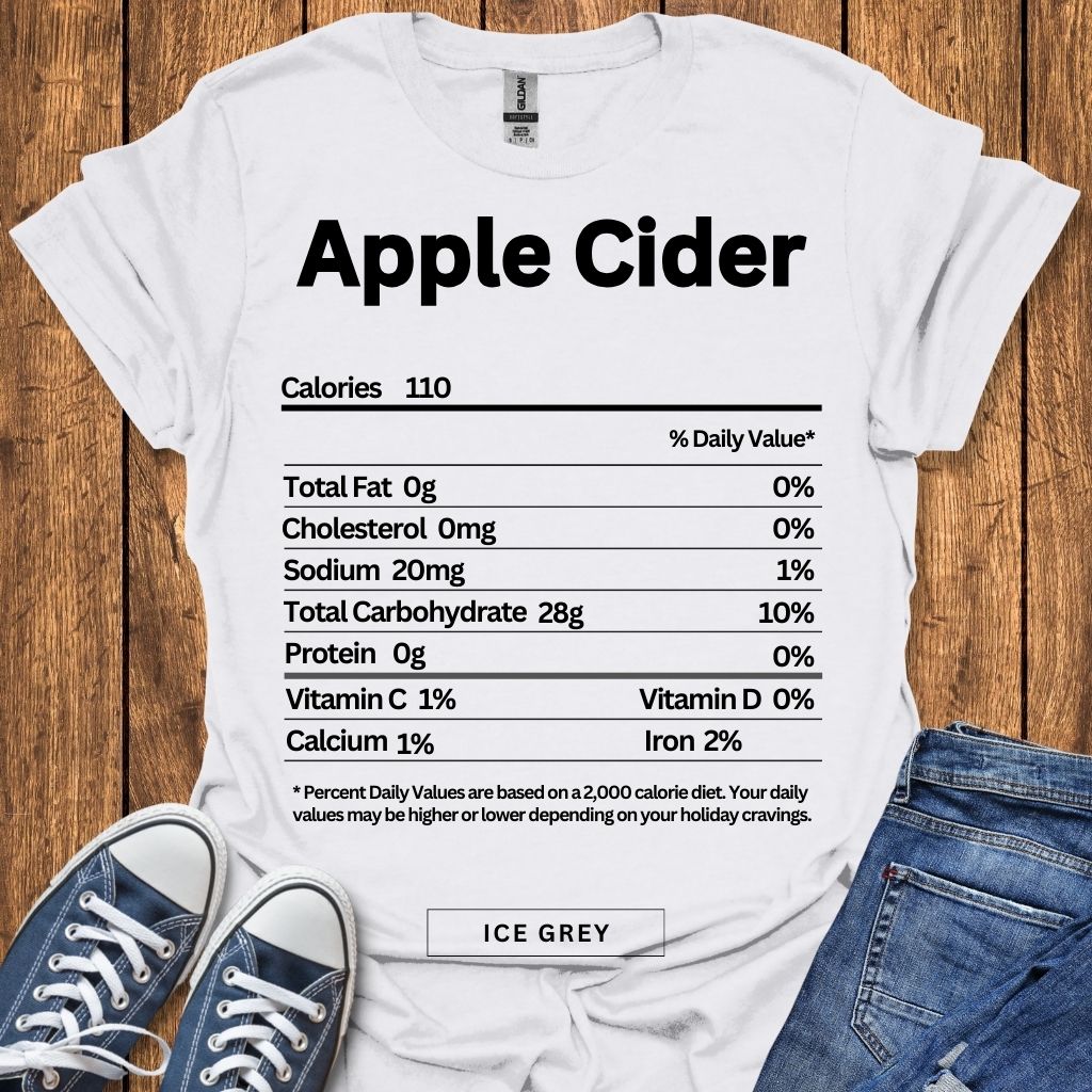 Personalized Nutrition Facts Tee