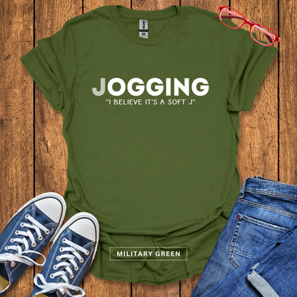 Jogging Soft J Quote Tee