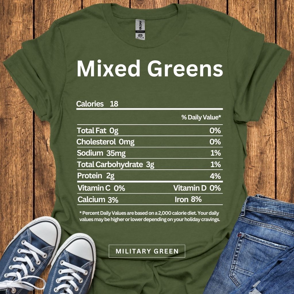 Personalized Nutrition Facts Tee