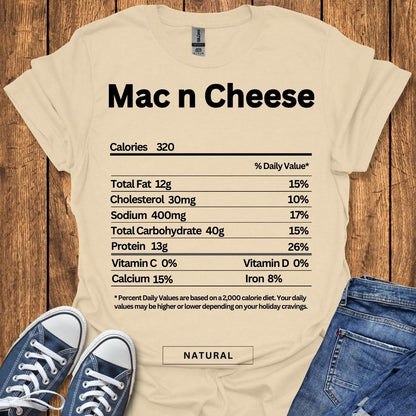 Personalized Nutrition Facts Tee