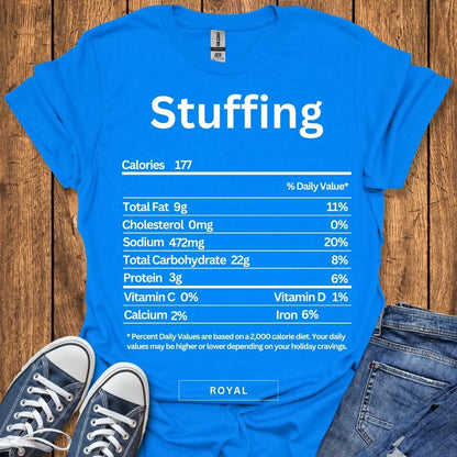 Personalized Nutrition Facts Tee