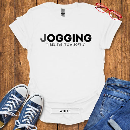 Jogging Soft J Quote Tee